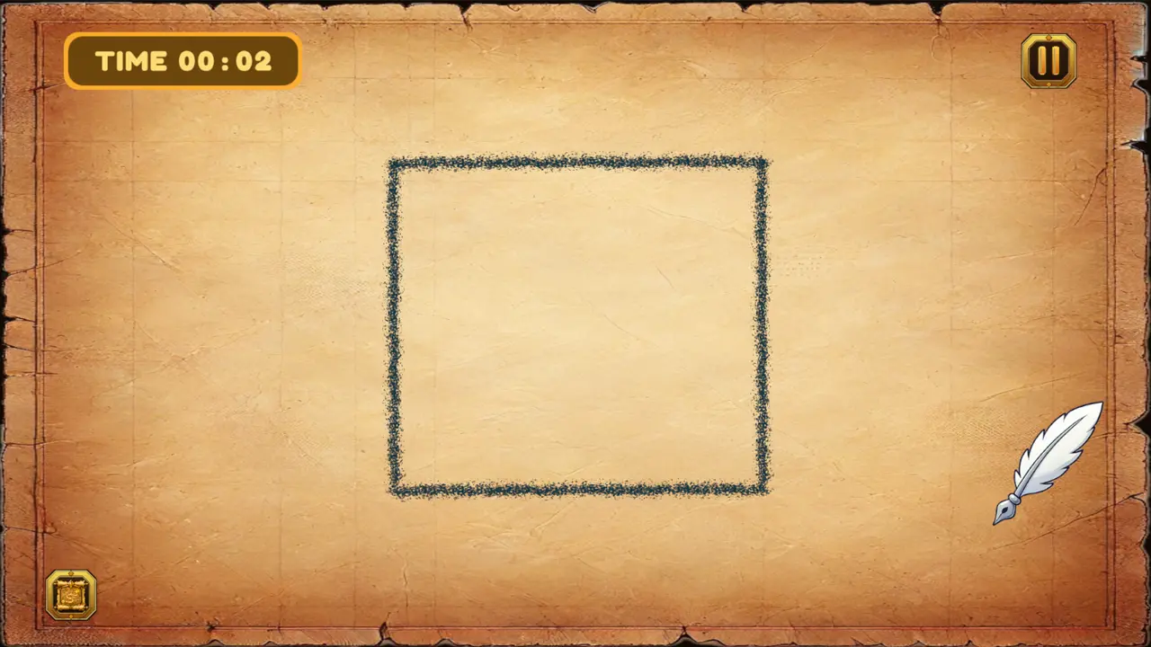 Funpath gameplay screen with a one line puzzle board
